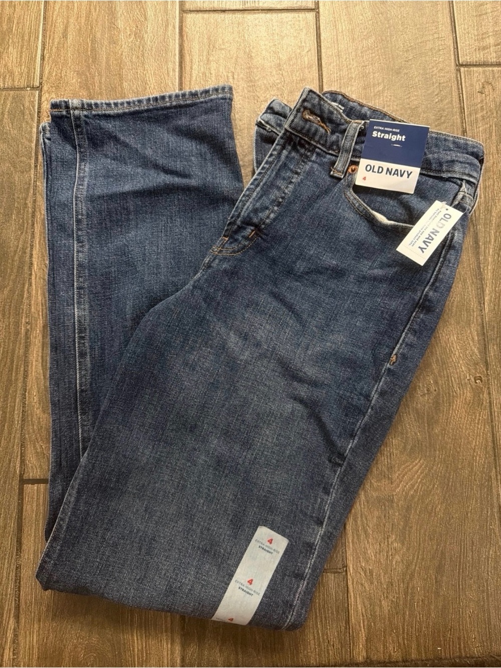 Old Navy Straight Leg Jeans - Dark Blue